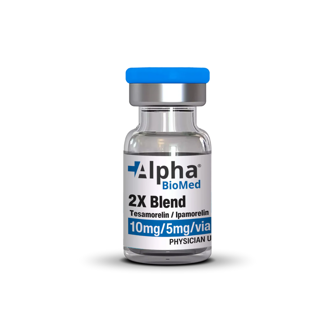 2X Blend Tesamorelin (5mg, 10mg) / Ipamorelin (5mg)